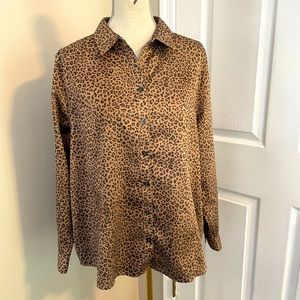 Chico’s leopard print blouse